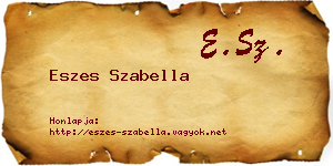 Eszes Szabella névjegykártya